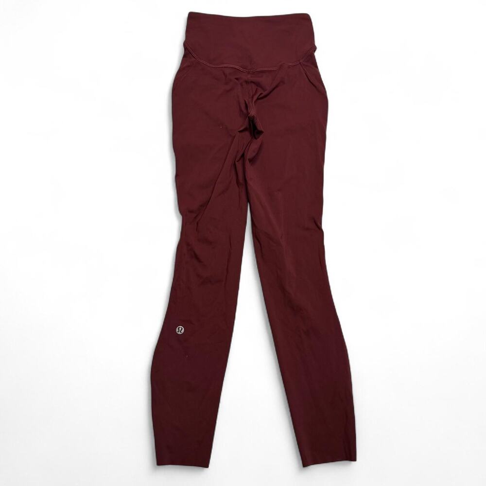 Lululemon Base Pace Tight 25" Red Merlot size 0